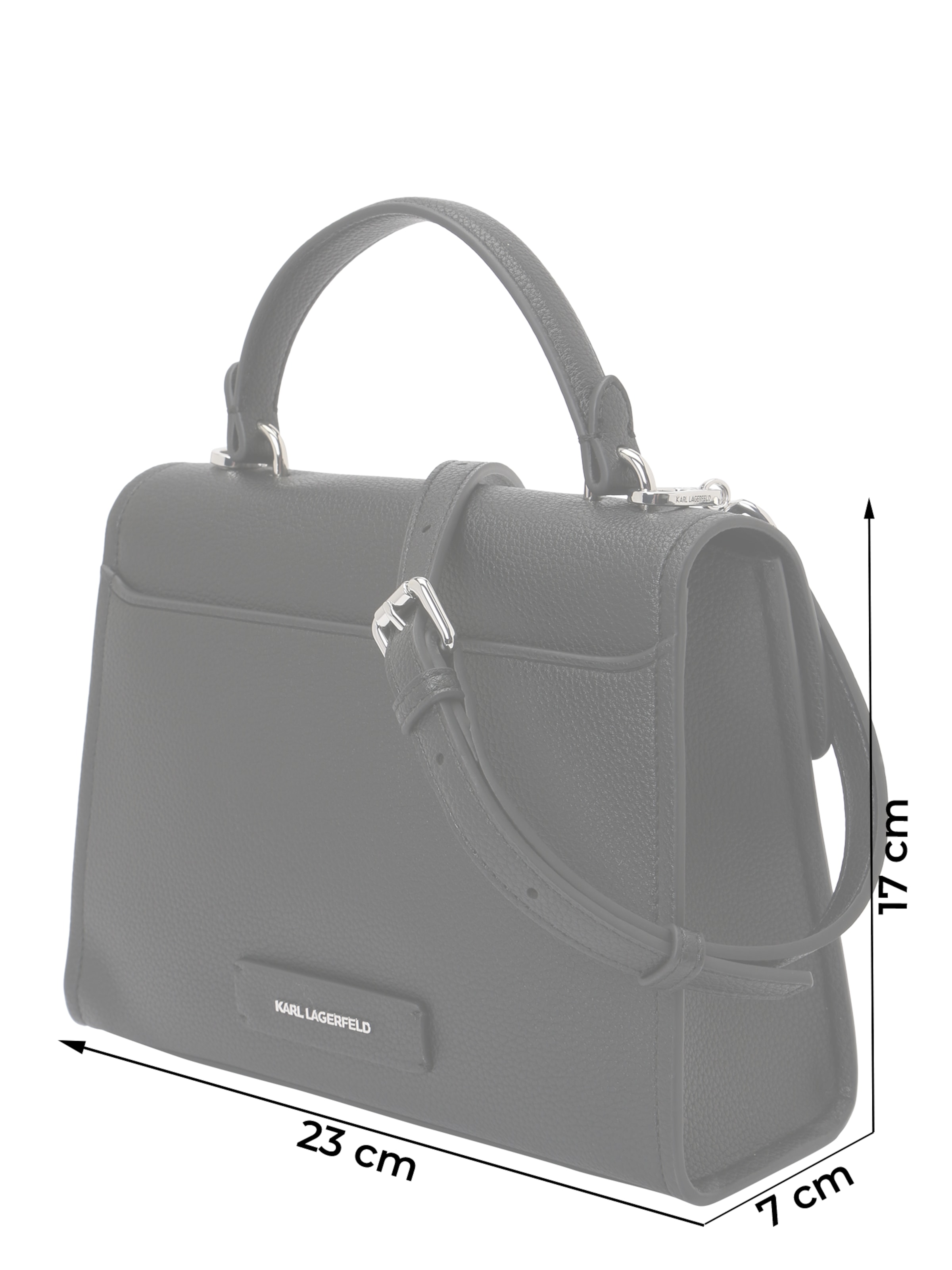 Karl Lagerfeld Handtasche in Schwarz