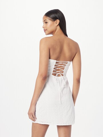 HOLLISTER - Vestido de verão em branco