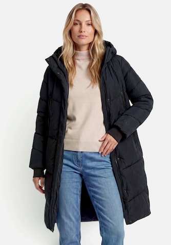 Manteau d’hiver Amber & June en bleu : devant