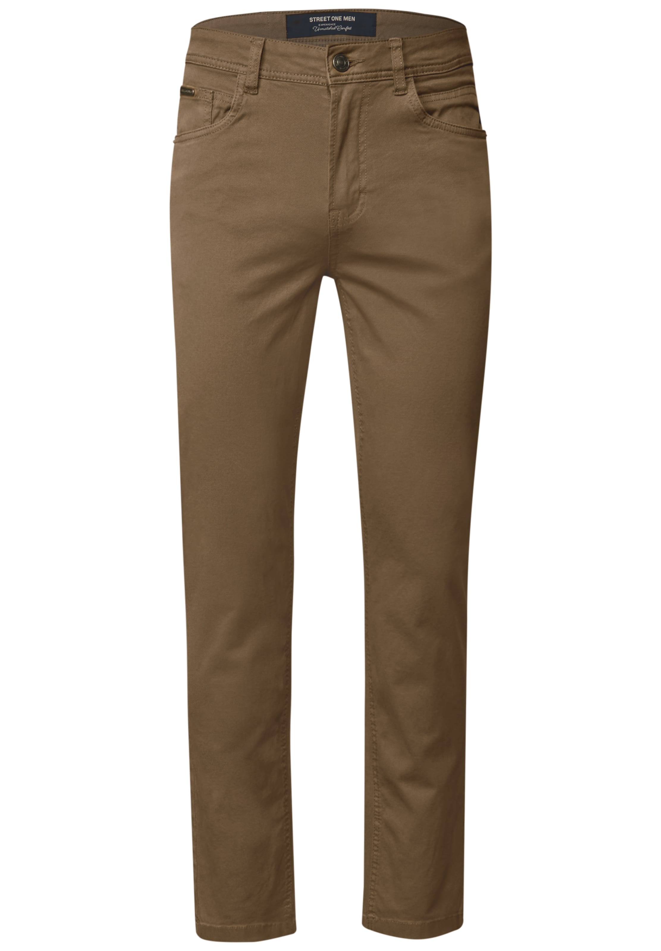 Street One MEN Pants in Brown: front