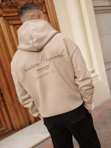 DAN FOX APPAREL Sweatshirt 'Malte' i beige