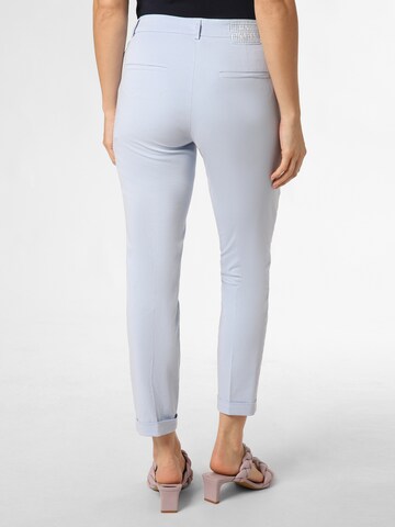 Cambio Slim fit Pleat-Front Pants ' Stella ' in Blue