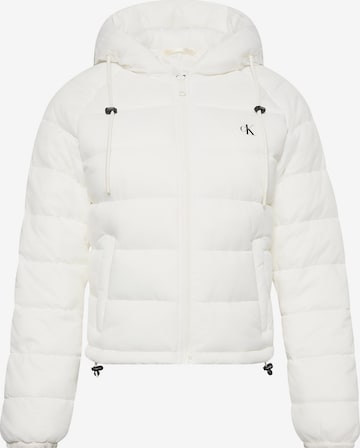 Calvin Klein Jeans Демисезонная куртка в Белый: спереди