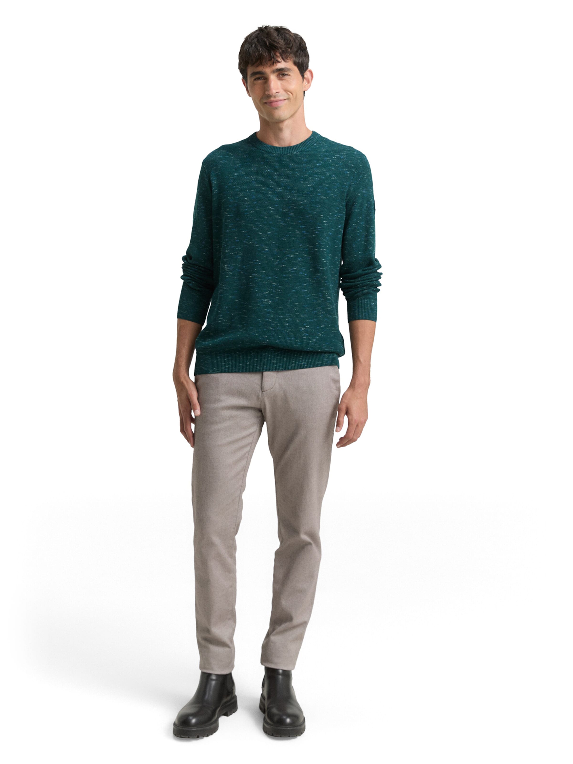 TOM TAILOR Pullover in Grün