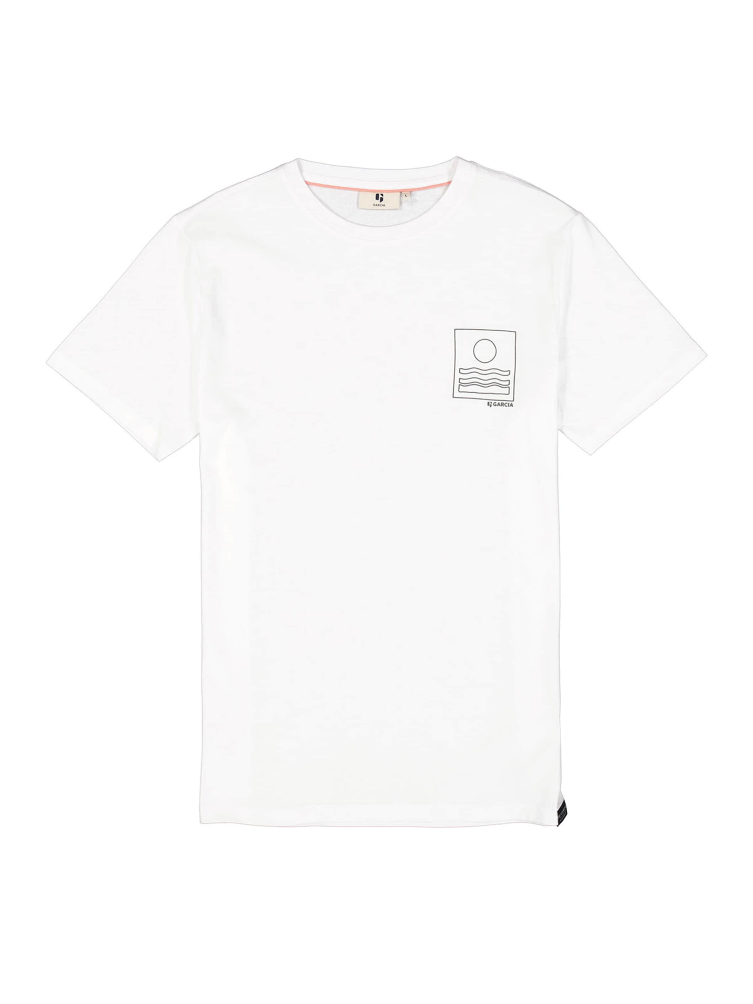 GARCIA Футболка 'Garcia' в Белый: спереди