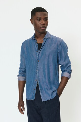 Matinique Regular fit Overhemd 'Marc' in Blauw: voorkant