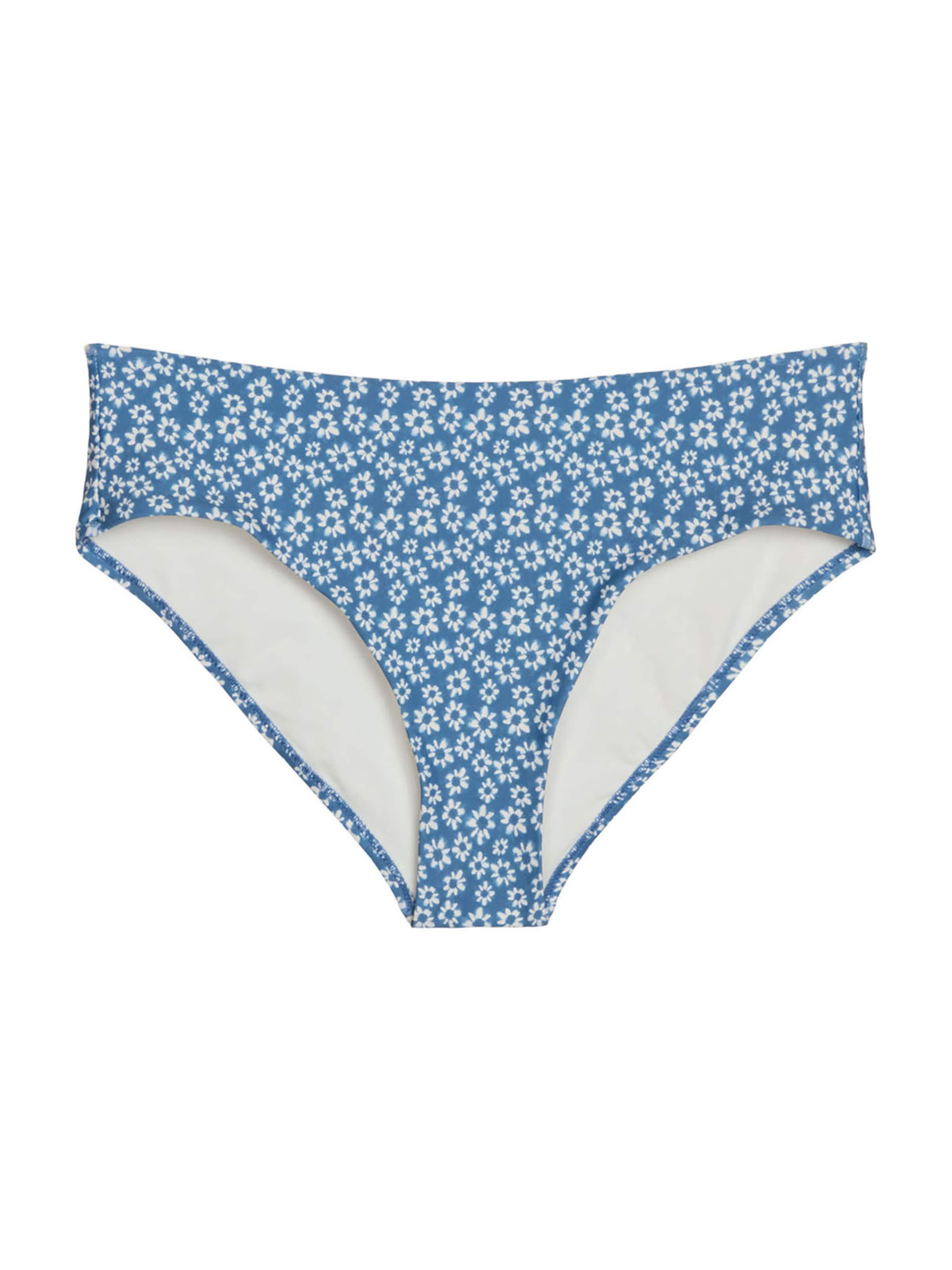 Marc O'Polo Bikini Bottoms ' Shiny ' in Blue: front