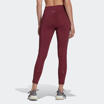 ADIDAS SPORTSWEAR Skinny Workout Pants in Red