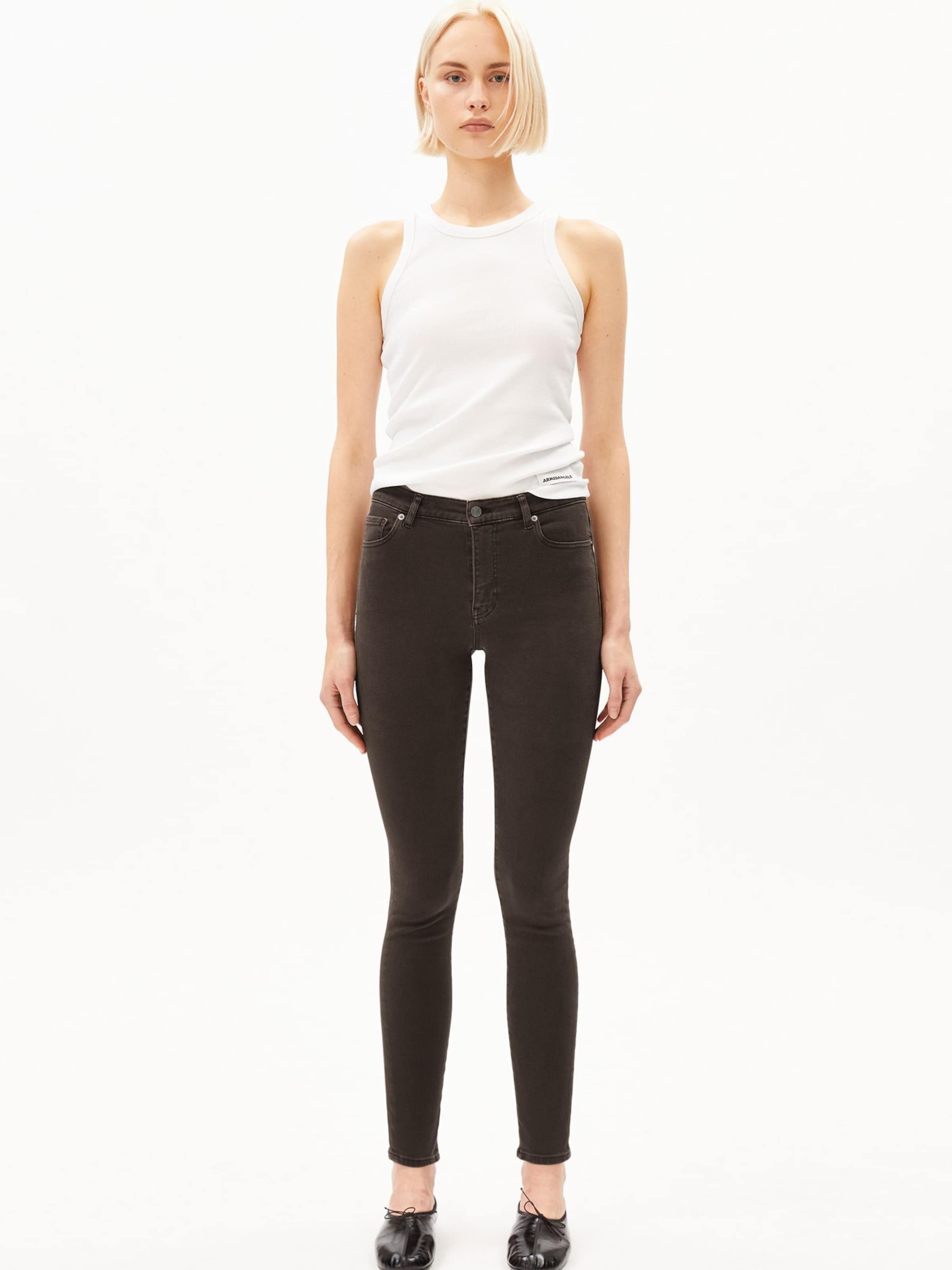 Skinny Jean 'TILLAA' ARMEDANGELS en marron