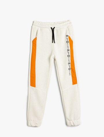 Koton Tapered Trousers in Beige: front