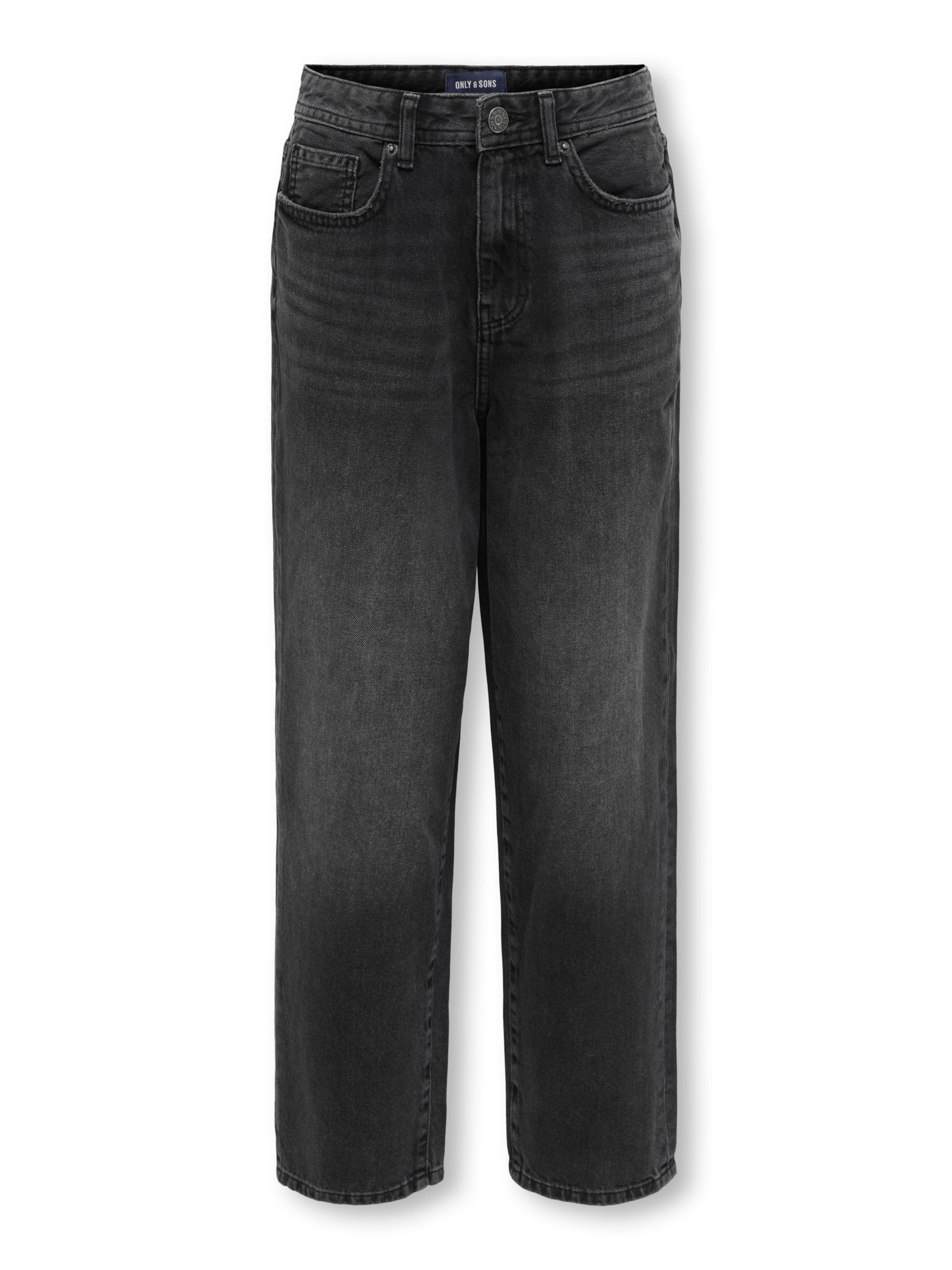 Only & Sons Junior - Loosefit Vaquero 'OSJFade' en negro: frente