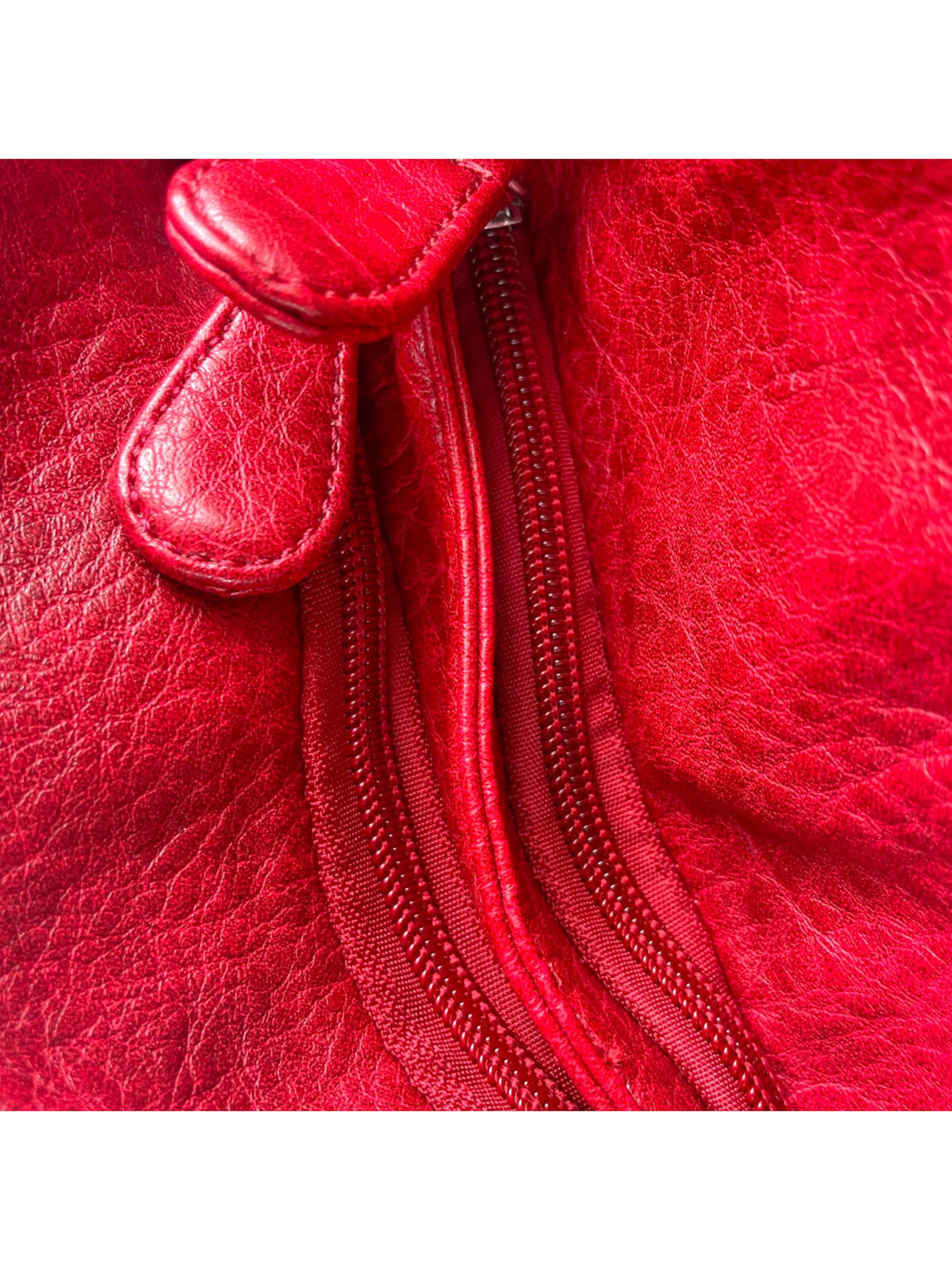 Borsa a spalla di Kumixi in rosso