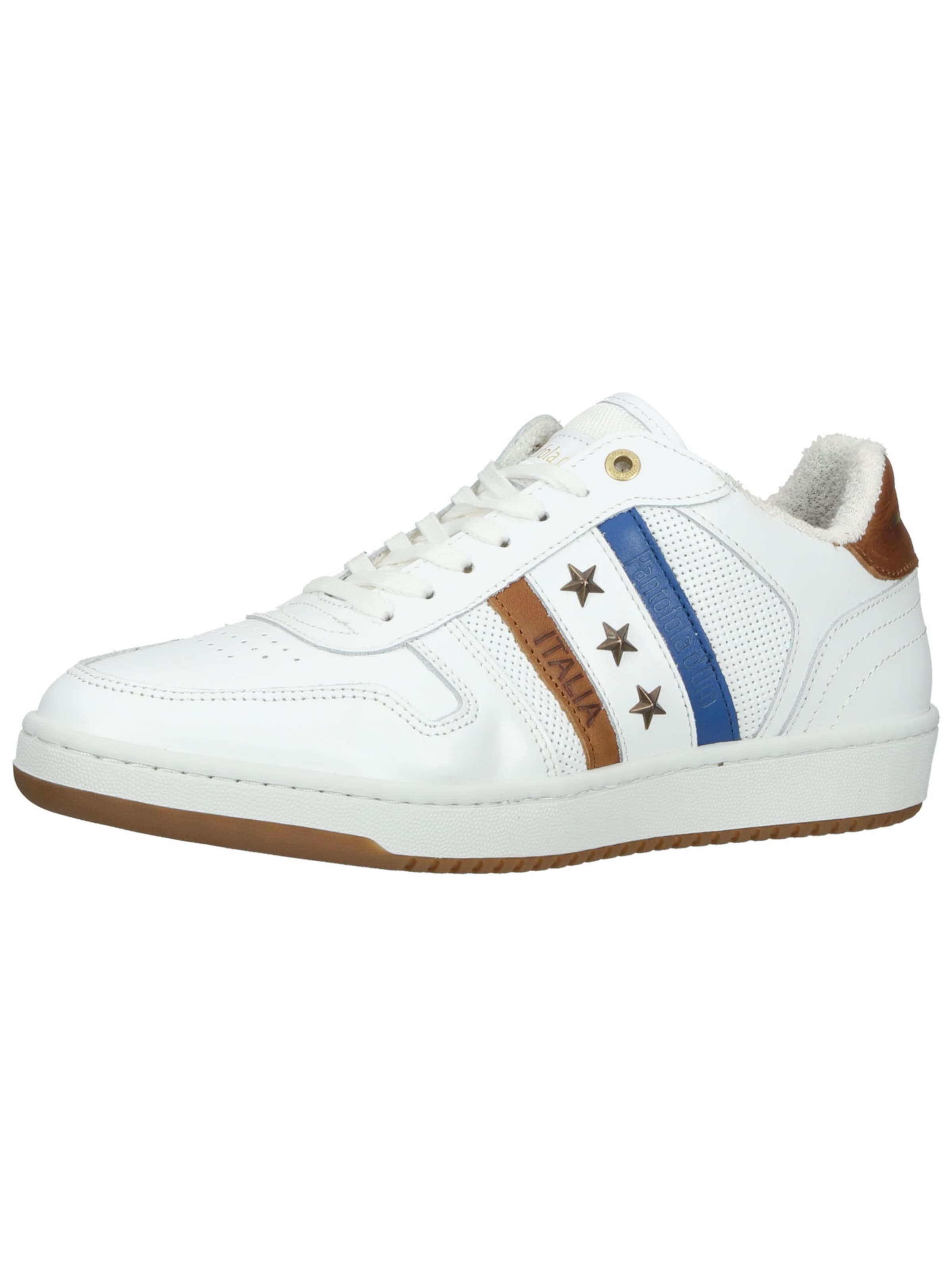 Baskets basses PANTOFOLA D'ORO en blanc : devant