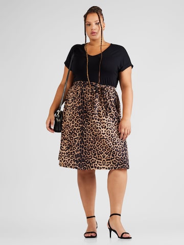 ABOUT YOU Curvy - Vestido 'Delphine' em bege