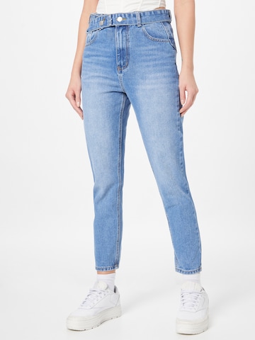 Misspap Regular Jeans in Blauw: voorkant