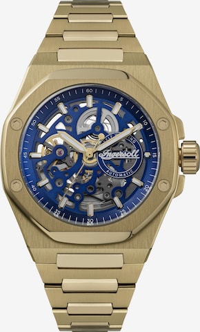 INGERSOLL Analoguhr in Gold: Vorderseite