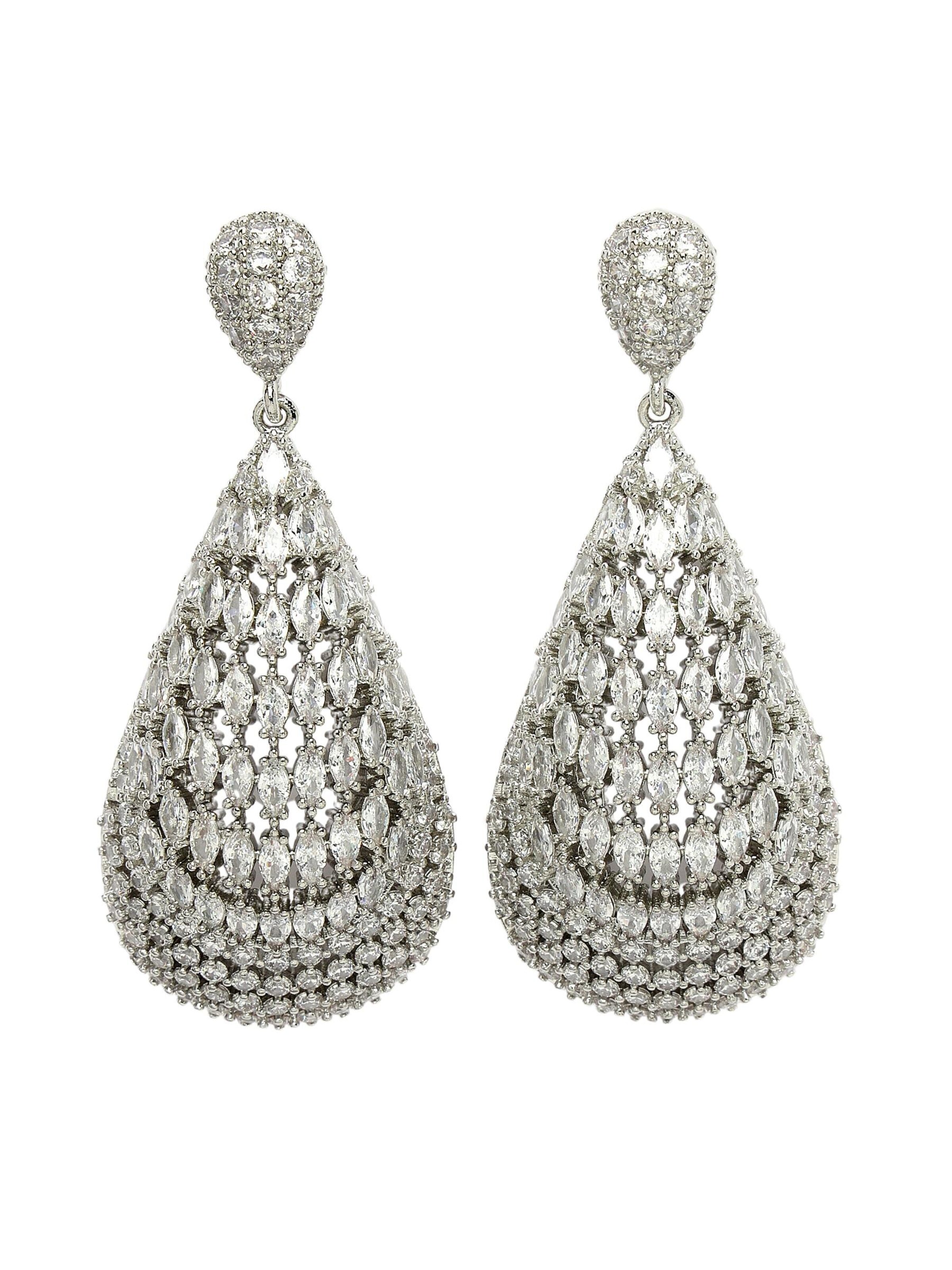 AVANT-GARDE PARIS Oorbellen 'Zlataa' in Zilver: voorkant