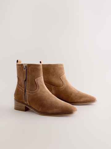 Next Ankle Boots in Braun