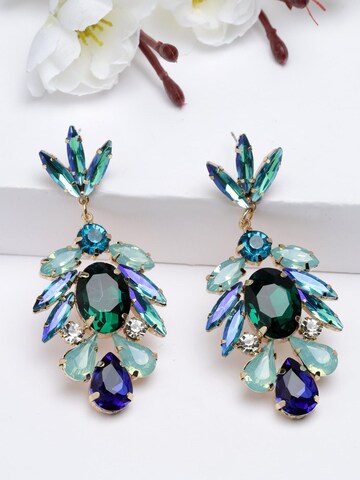 AVANT-GARDE PARIS Earrings 'Violetaia' in Green