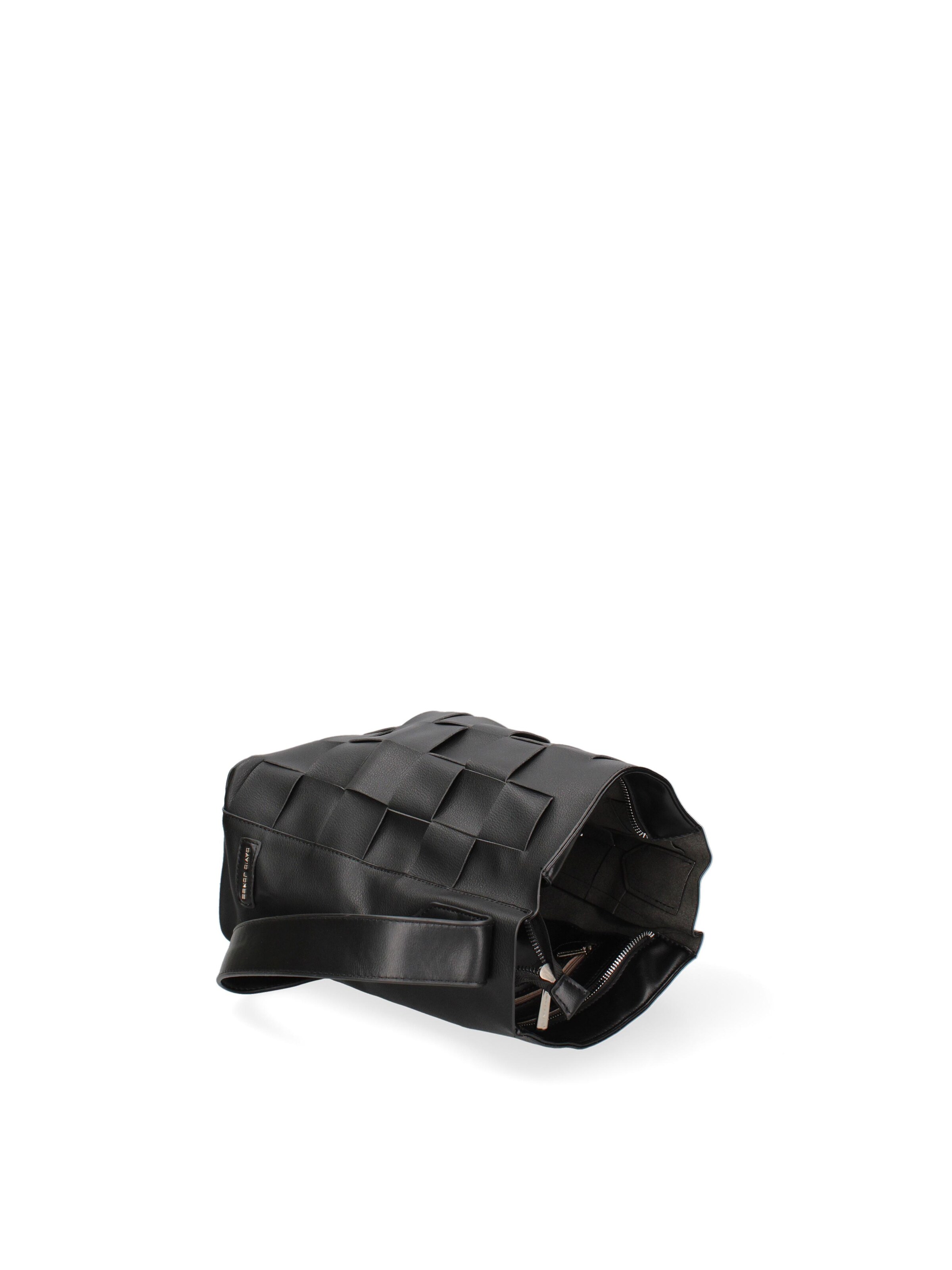 Borsa a spalla 'Borsa a Spalla Donna David Jones PVC Trapuntato Zip' di David Jones in nero