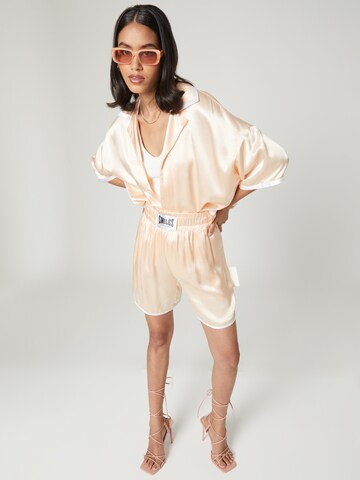 Coupe regular Chemise 'ELIIJAH' Smiles en beige