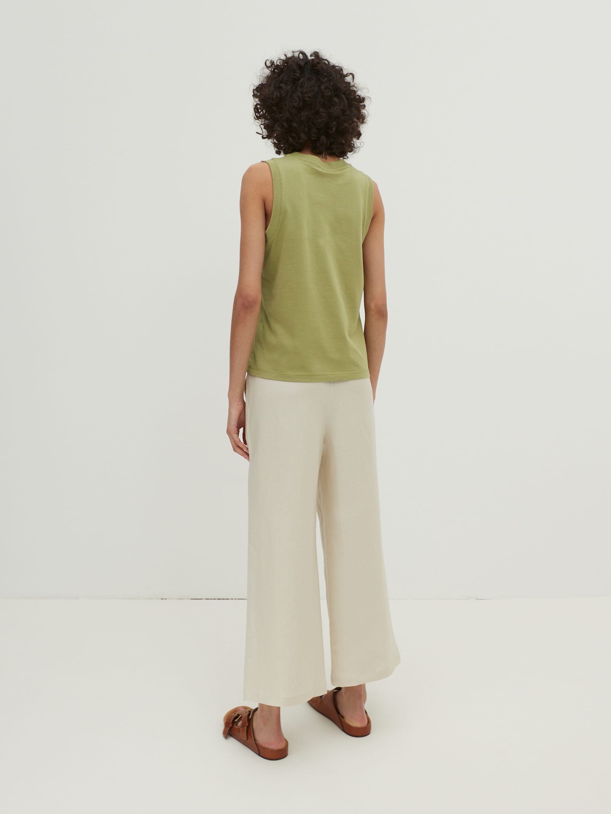 EDITED Producten Broek 'Nona' Beige