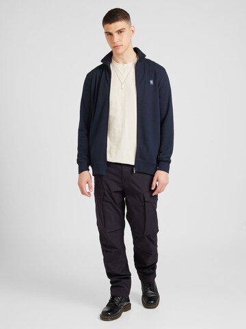 GARCIA Zip-Up Hoodie in Blue