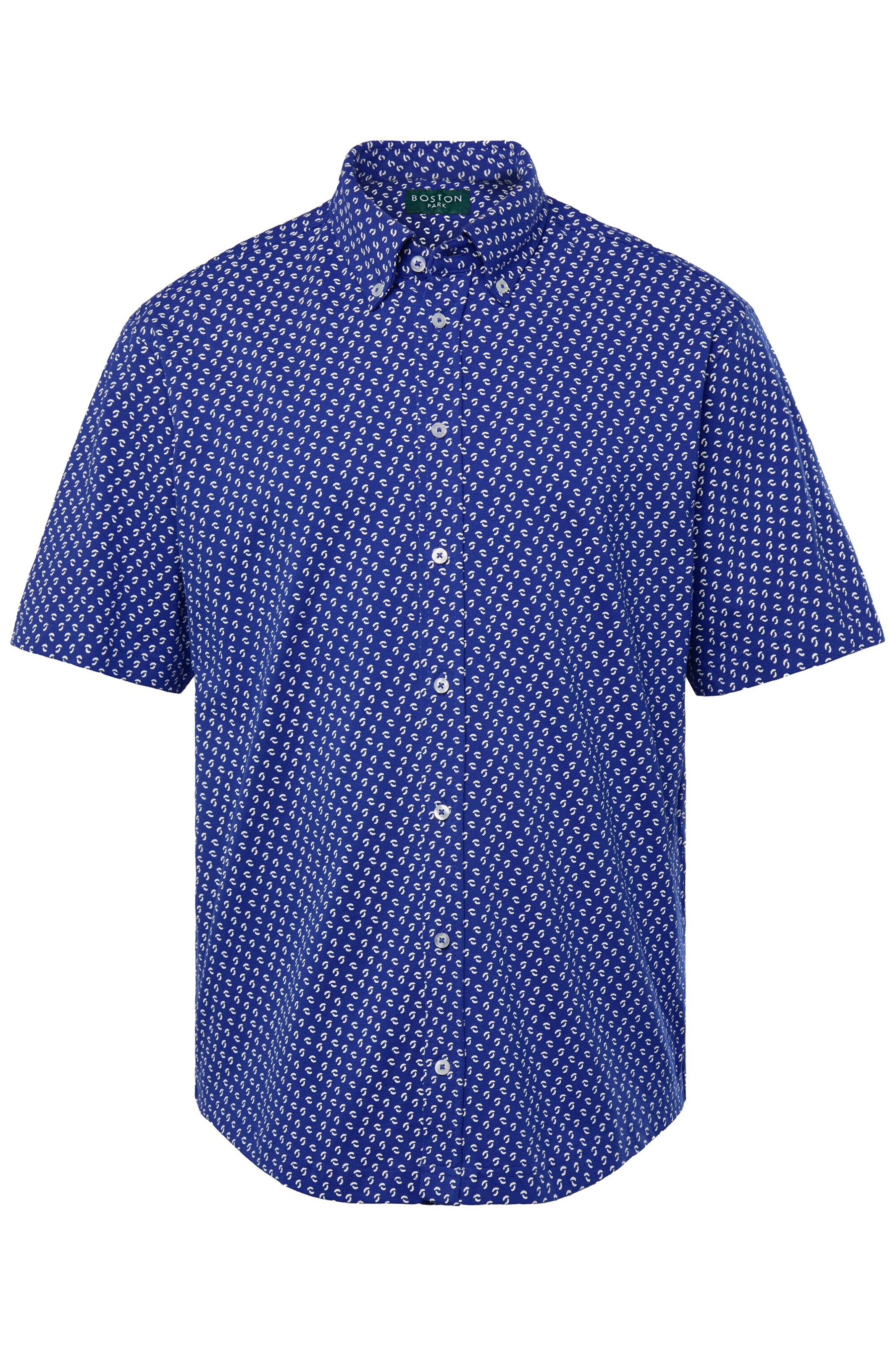 Boston Park Regular fit Button Up Shirt in Blue: front