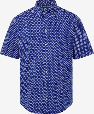 Coupe regular Chemise Boston Park en bleu : devant