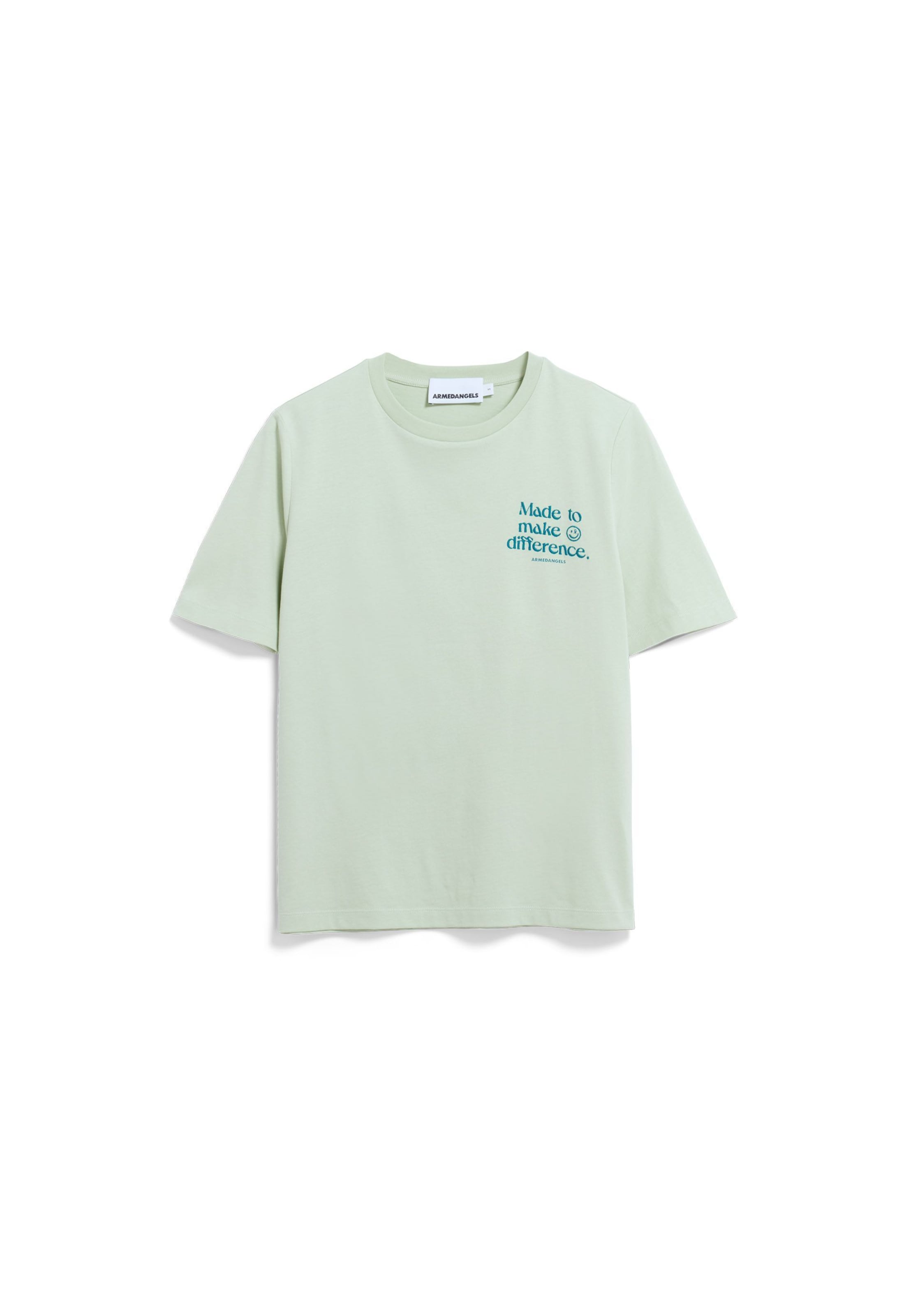 ARMEDANGELS T-Shirt Lualaa Embro in Grün: Vorderseite