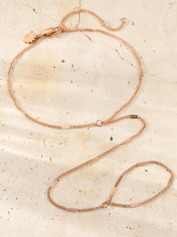 Hey Happiness Voetsieraden 'Starburst Toe Chain' in Goud