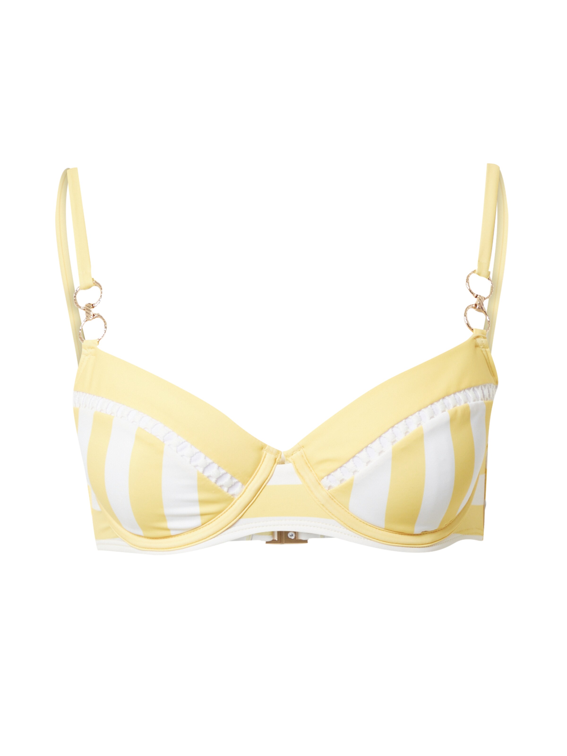 Invisible Hauts de bikini River Island en jaune : devant
