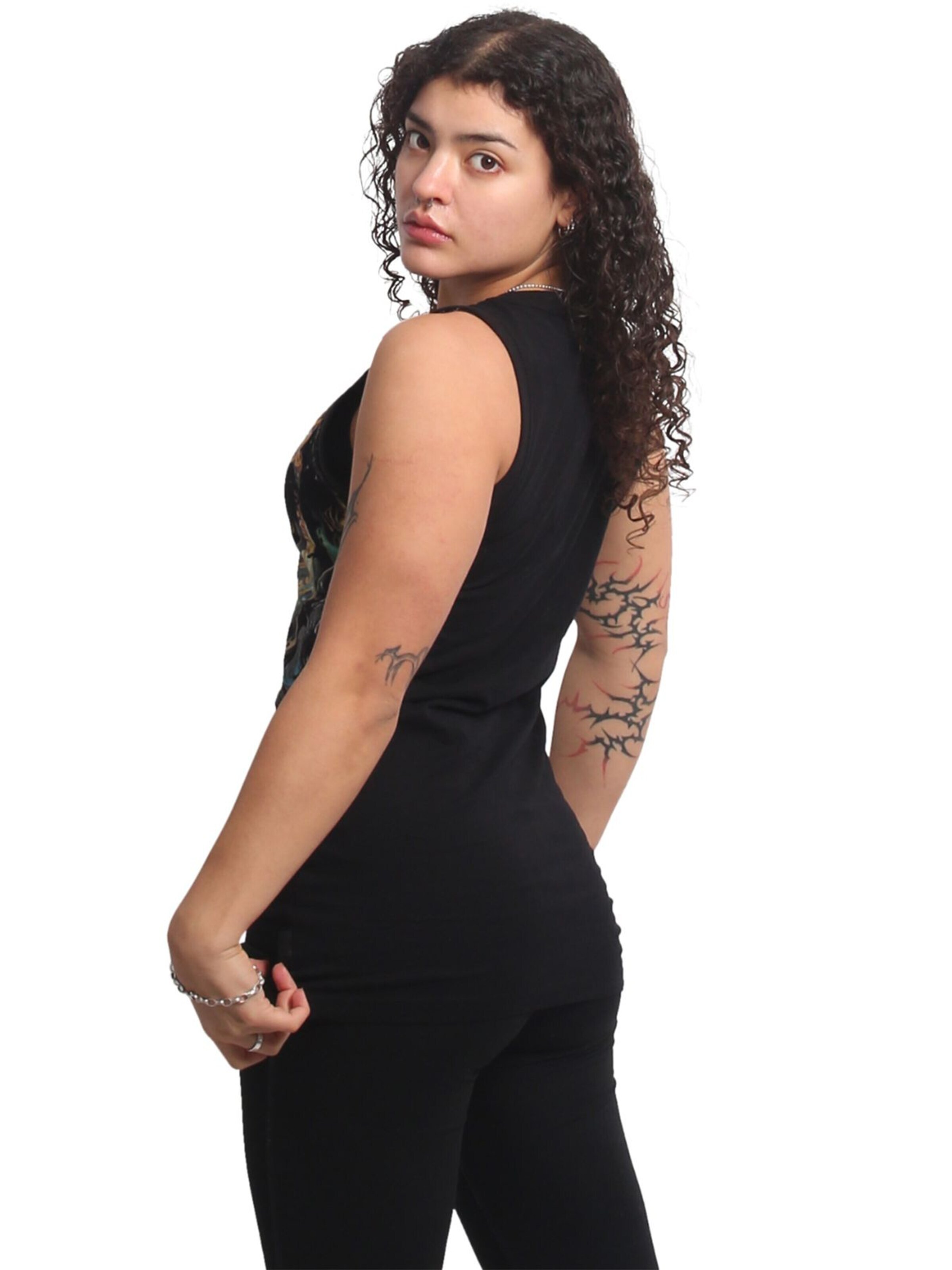 Yakuza Top 'Choosen' in Black