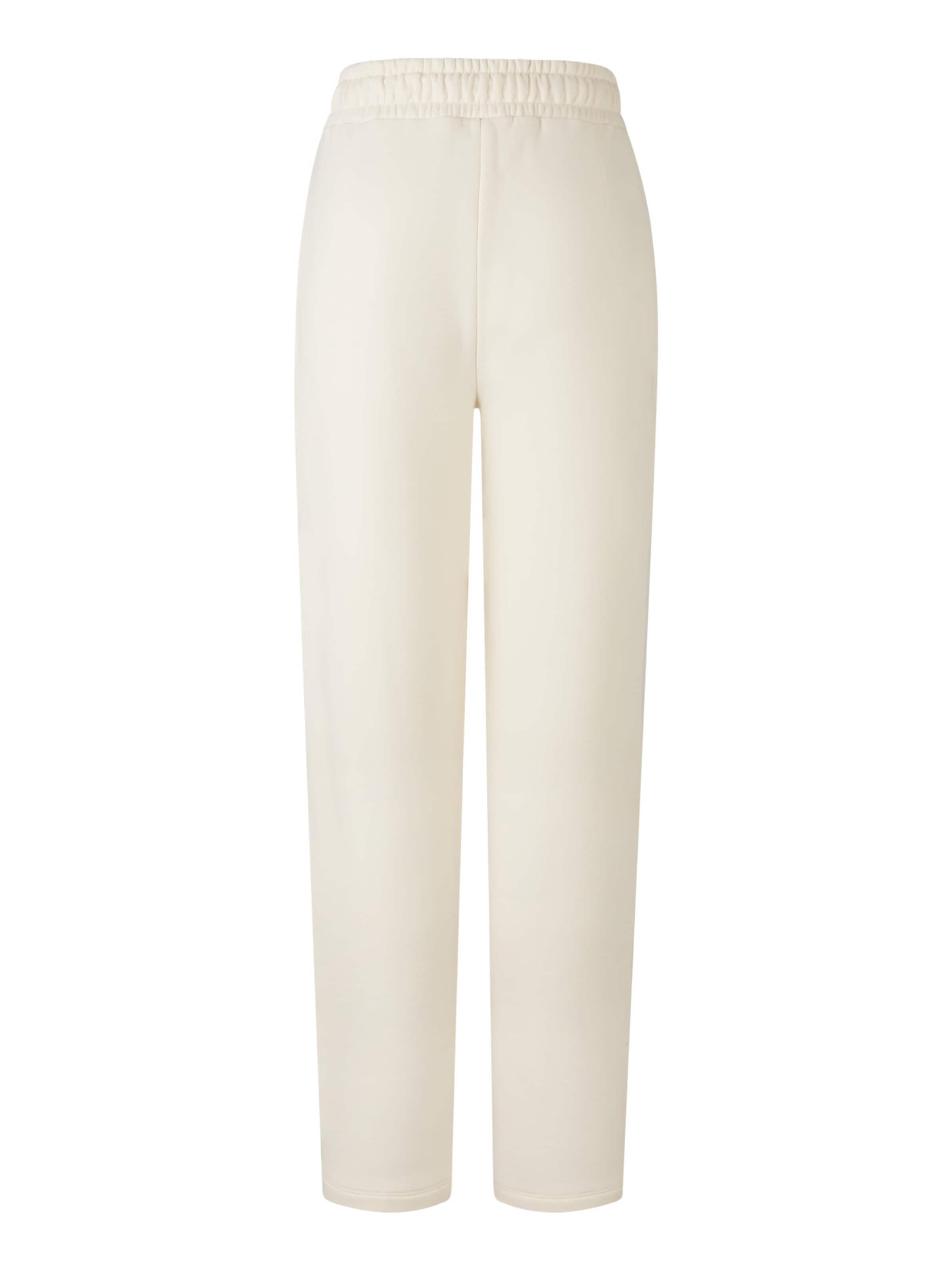 BOGNER Regular Pleated Pants ' Carey ' in White
