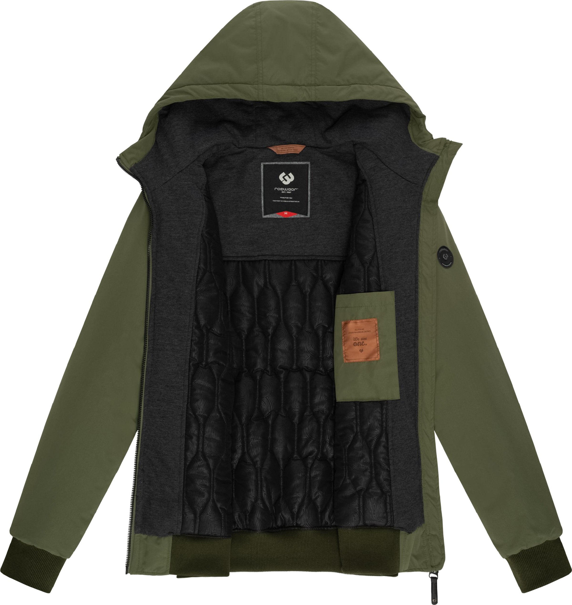 Ragwear Prechodná bunda 'Maddy' - Zelená