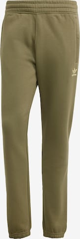Pantalon 'Trefoil Essentials' ADIDAS ORIGINALS en vert : devant