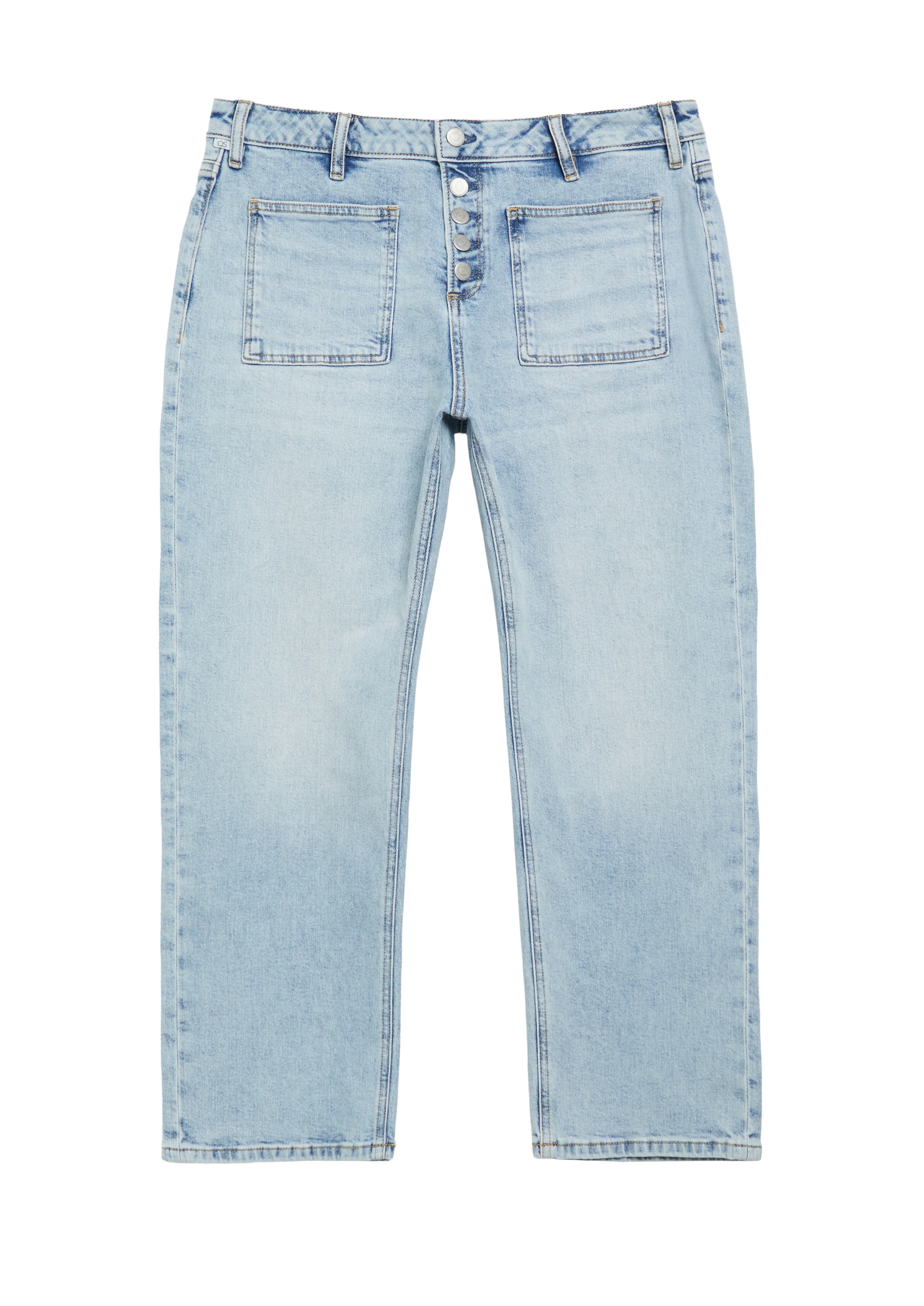 Regular Jean QS en bleu : devant