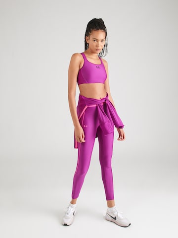 Bustier Soutien-gorge de sport UNDER ARMOUR en violet