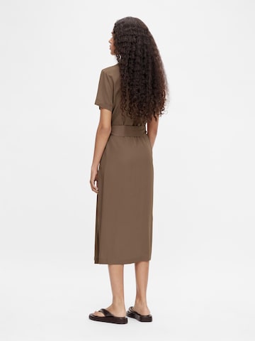 OBJECT Shirt dress 'Isabella' in Brown