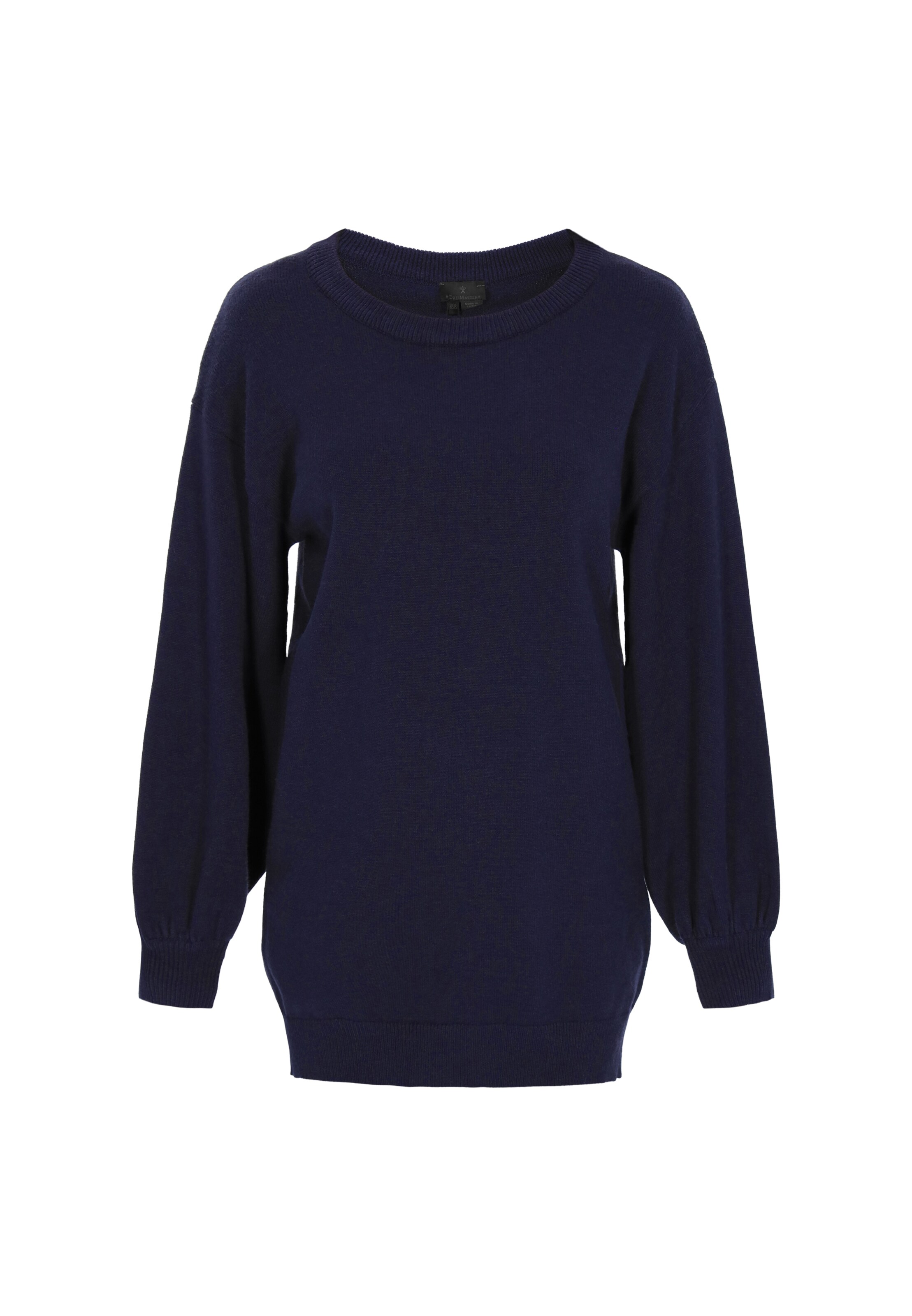 DreiMaster Klassik Trui in Blauw: voorkant