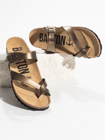 Bayton T-bar sandals 'Diane' in Bronze