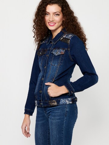 KOROSHI Jeansjacke in Blau