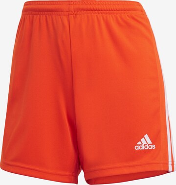 regular Pantaloni sportivi 'Squadra 21' di ADIDAS SPORTSWEAR in arancione: frontale