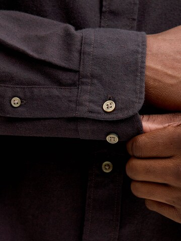 JACK & JONES Regular Fit Skjorte 'JPRBLUBARKLEY' i sort