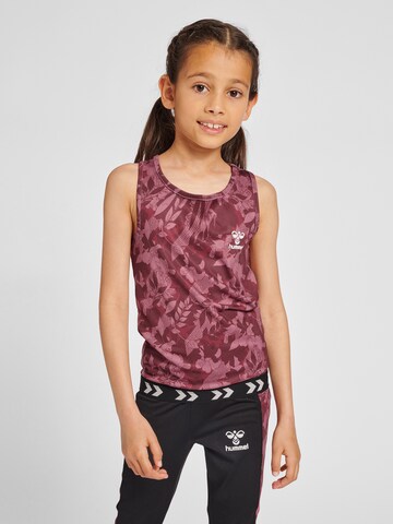 Hummel Sporttop in Roze: voorkant