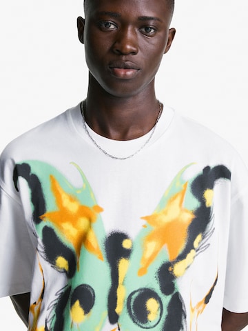 Bershka Shirt in White