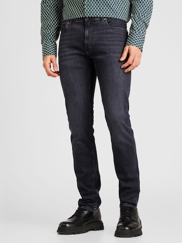 7 for all mankind Slimfit Jeans 'PAXTYN' in Zwart: voorkant