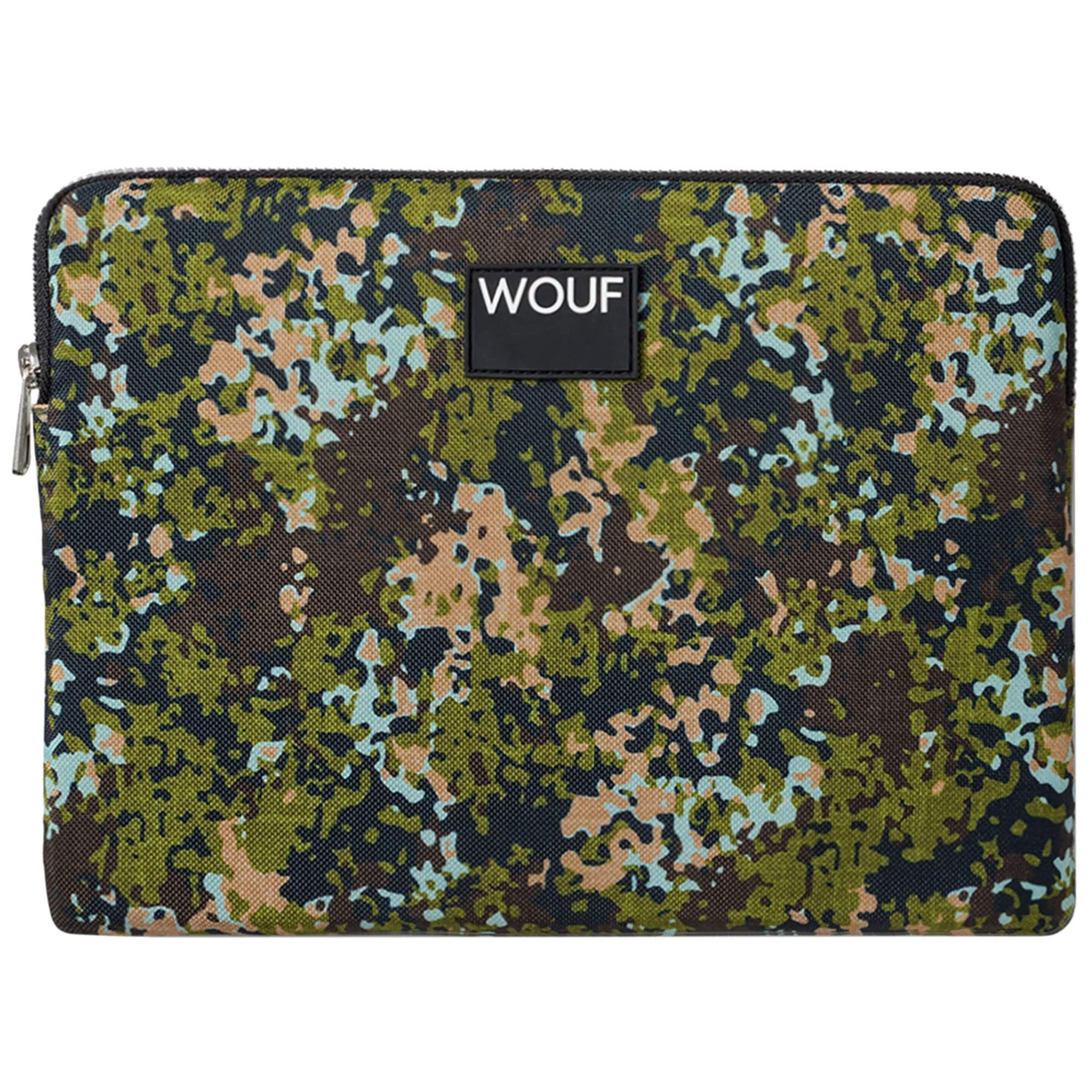 Wouf Laptoptas in Groen: voorkant