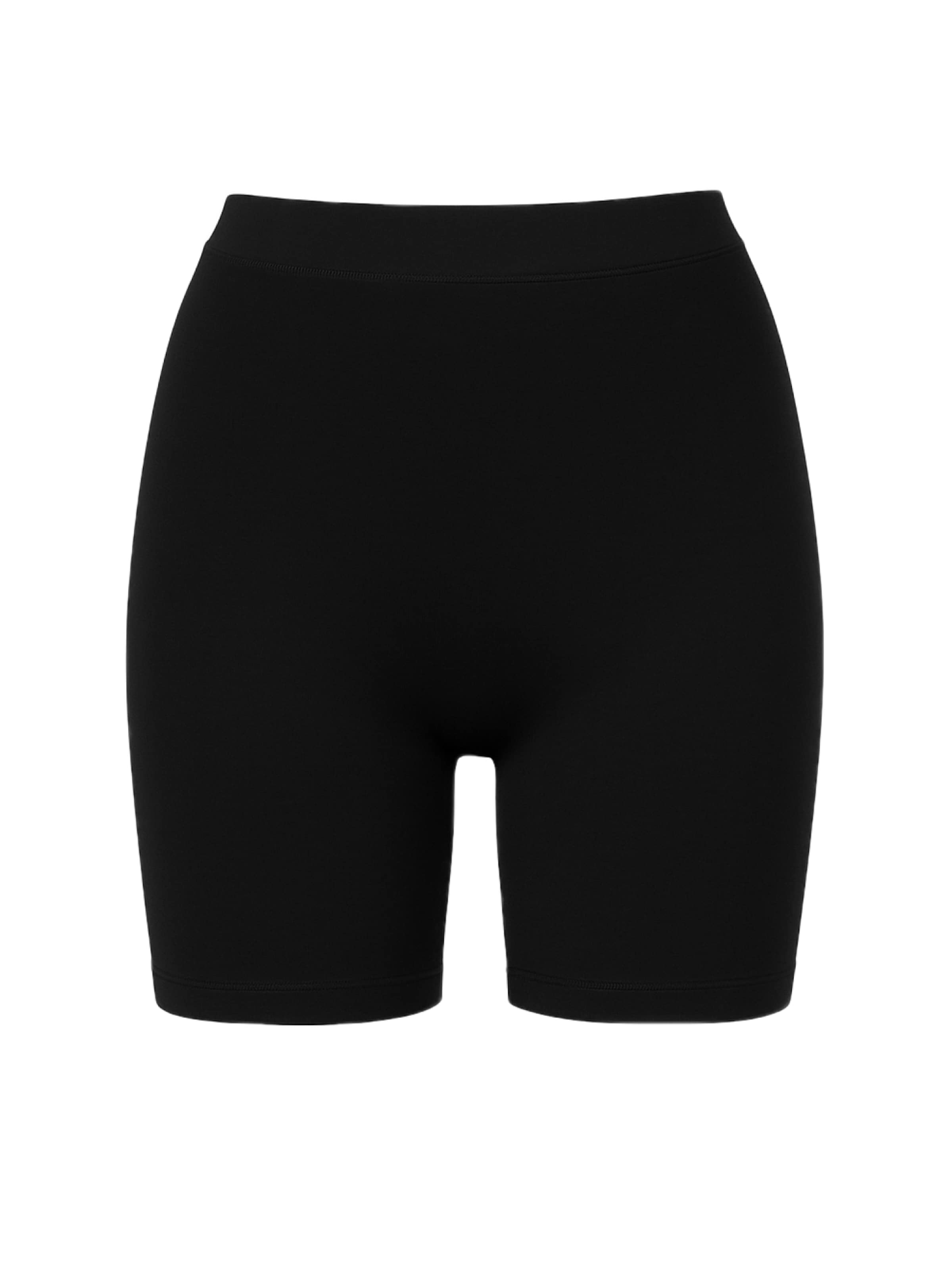 Justever Panty in Schwarz: Vorderseite