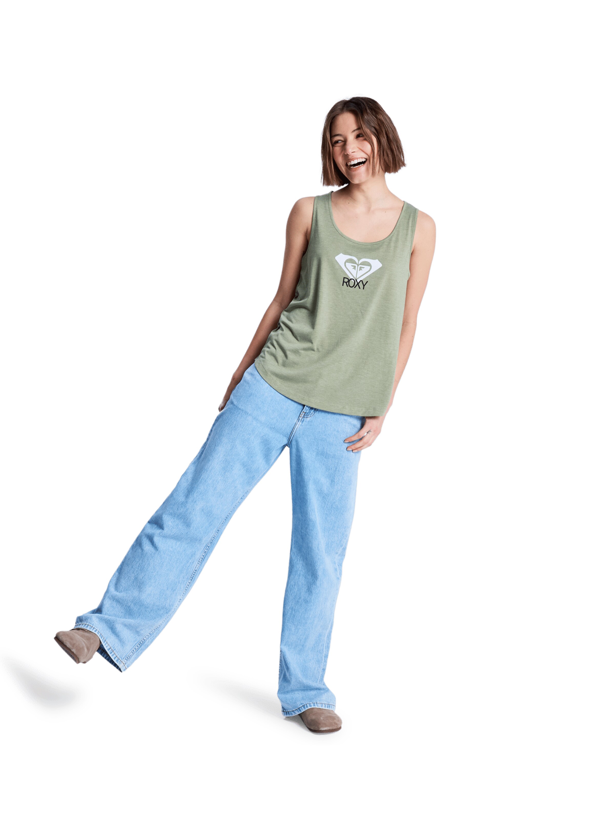 ROXY Top 'Surfclassic' in Green